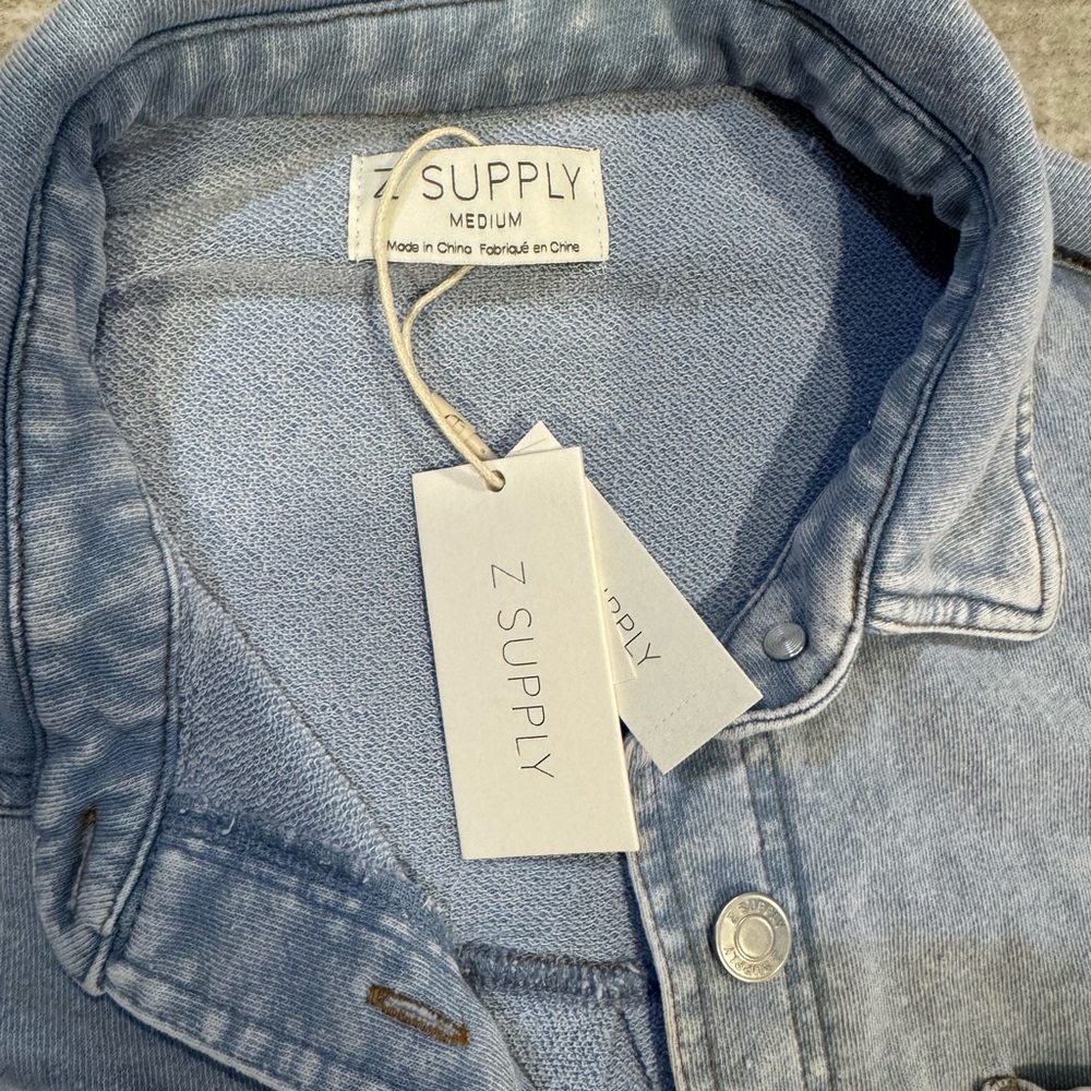 Z Supply All Day Knit Denim Jacket - Picture 4 of 5